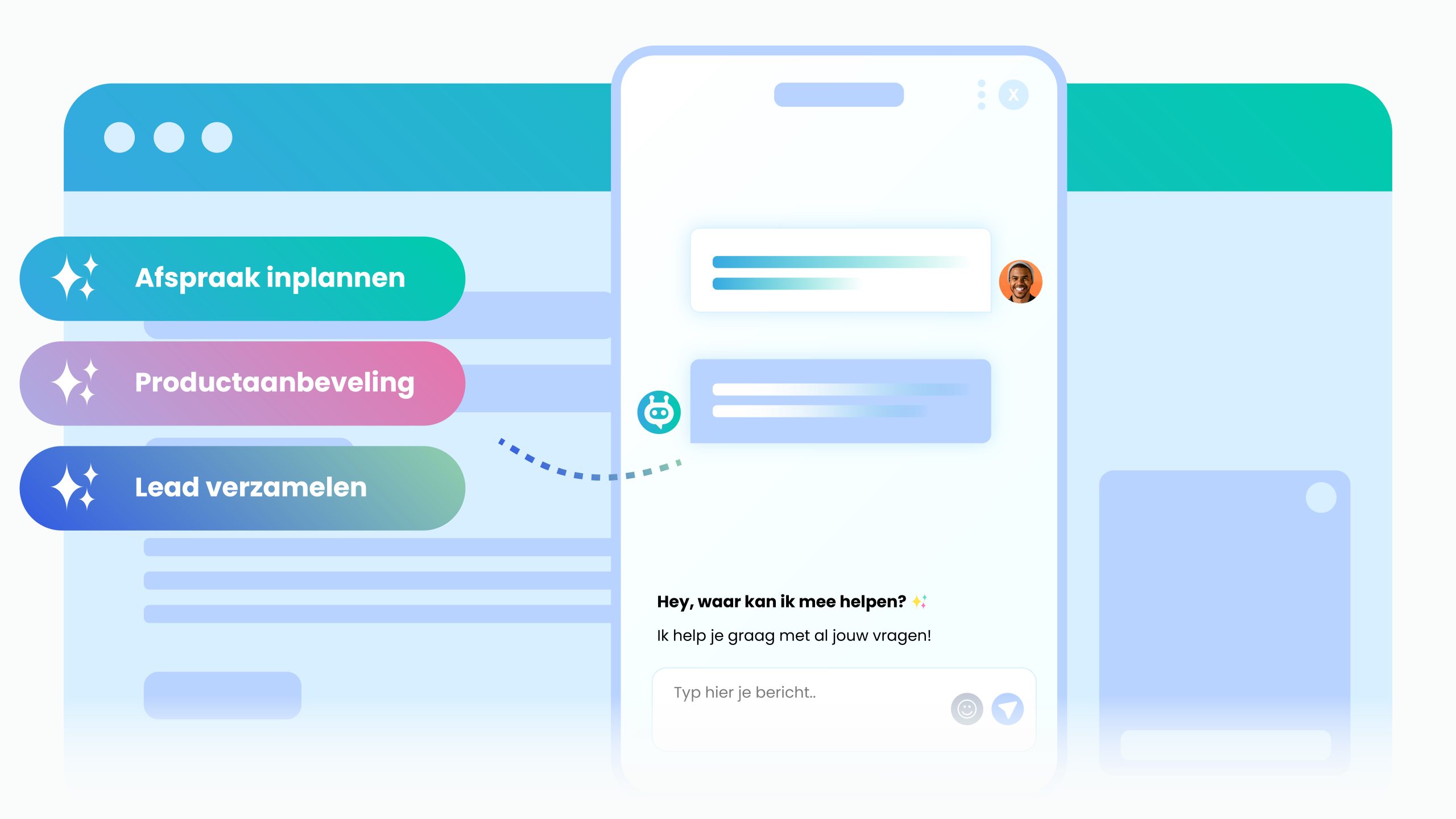 AI chatbot - leads verzamelen